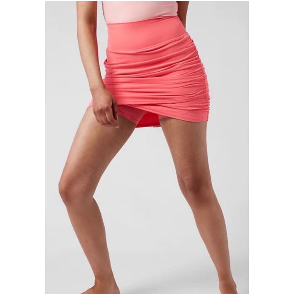 Athleta Transcend Skort Coral Pink Women's Size Large